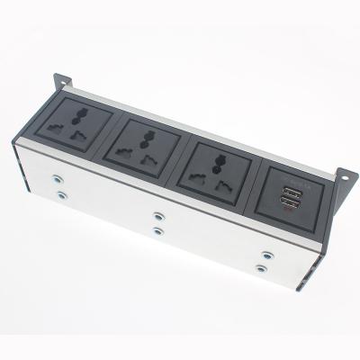 China Multifunctional Convenient Furniture Outlet / Data Filp Electrical Power Outlet for sale