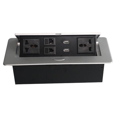 China Commercial Standard Box Sound Desktop Factory Price Multifunctional Desktop Socket for sale