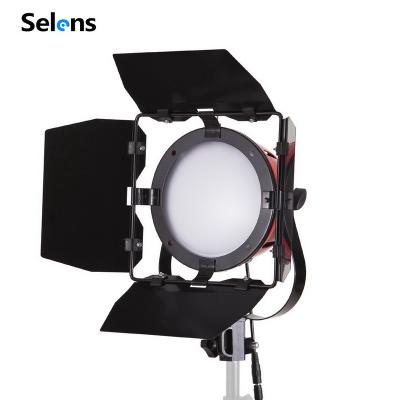 China With 5m Continuous Light 5500K Daylight Red Daylight Selens 65W LED Head Dimmable Photo Studio Lamp With Barn Door for sale