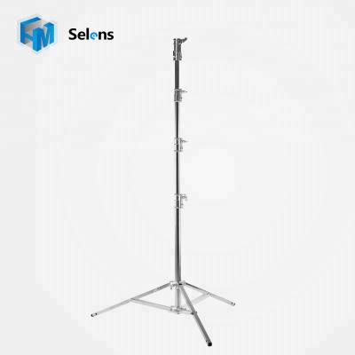 China Selens Hollywood HW-420 Heavy Duty Heavy Duty Light Stand 420cm Max Loading 40kg For Video for sale