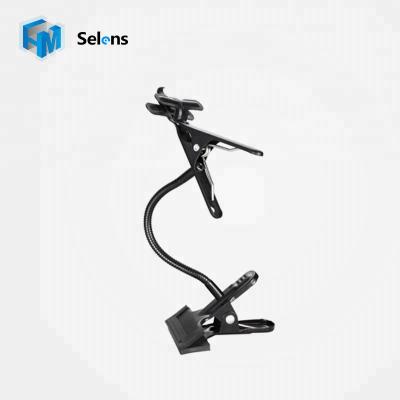 China Magic Camera Accessories Selens 20cm Studio Light Stand Clamp With Flex Arm for sale