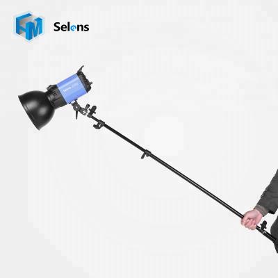 China Aluminum Alloy Selens Extension Support Rod Photo Studio Microphone Pole With Hand Held Handle for sale