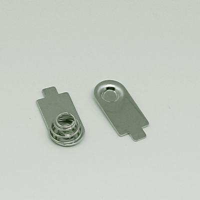 China Telecom stainless steel nickel plated positive and negative SMD spring contact for sale