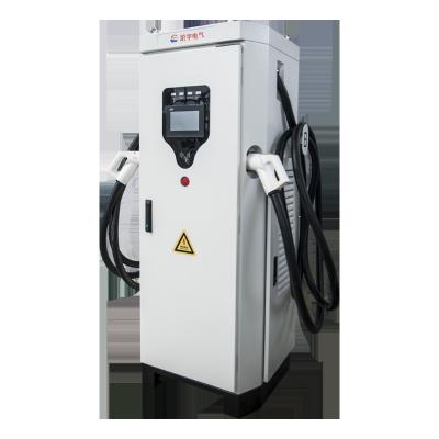 China 40KW 100A Modle 4 level 3 Electric Vehicles Charger DC Fast Ev Charging Station GB/T for sale