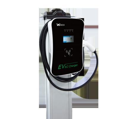 China 32A EV Charging Stations Compatible with All EV Cars wallbox commercial ev charger 10kw for sale