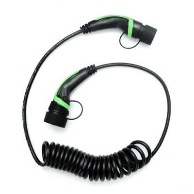 China WEEYU 32A EV Charger Connector type 2 to type 2 EV Plugs for EV Charging Station for sale