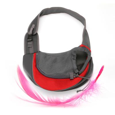 China Wholesale Cheap Travel Cat/Dog Manufacturer Customized Shoulder Pet Sling Bag for sale