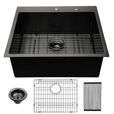 China Without Faucet Lordear 30 Inch Drop-In Topmount 16 Gauge R10 Radius Stainless Steel Kitchen Sink Tight Single Bowl for sale