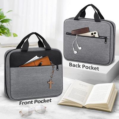 China 100% Eco-Friendly Custom High Quality Daily Bag Book Holder Protective Bible Covers For Men for sale