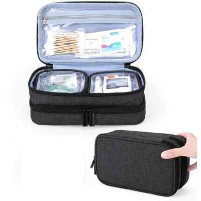 China Double-Layer Waterproof Travel Bag for Diabetes, and Medicine for sale