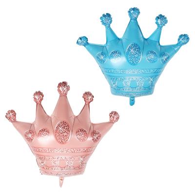 China Gift Toy Wholesale Special Shape Cartoon Balloons Globos Kids Toys Party Prince Crown Foil Balloon Helium for sale