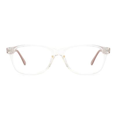 China New Trend Wholesale High Quality Fashionable Logo Transparent Acetate Spectacles Frames Custom Made for sale