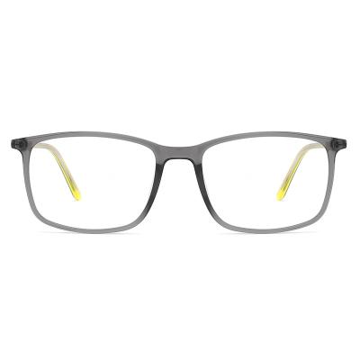 China High Value Square Fashionable Clear Acetate Eyewear Glass Optical Spectacle Frames for sale