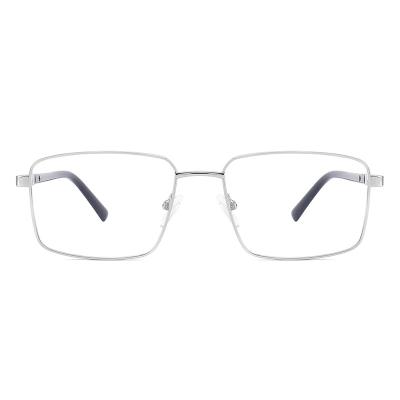 China Best Fashionable Price Double Bridge Metal Glass Optical Frame for sale