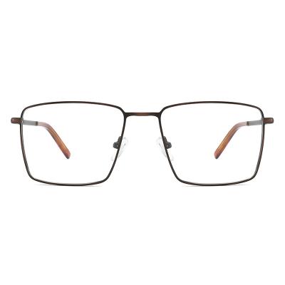 China Fashionable Reliable Material Spectacle Metal Frame Optical Glasses For Business Men for sale