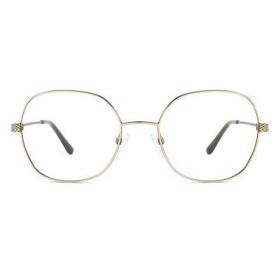 China 2022 Good Quality Women Metal Clear Glasses Fashionable Women Glasses With Trendy Arms for sale