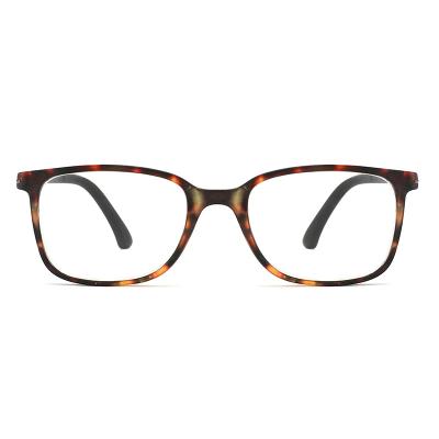 China Fashionable Popular Products Square Leopard Unisex Optical Reading Glass Frame for sale