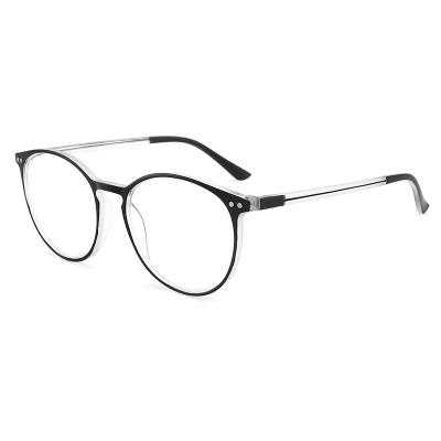 China Fashion Retro Round Glasses Retractable Frame Oversized Plastic Reading Glasses For Men For Women for sale