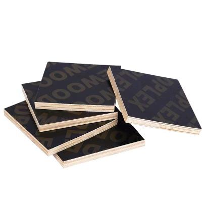 China Traditional M.P Black 12mm 15mm Construction Price E1 18mm Faced Film Faced Plywood For Formwork for sale