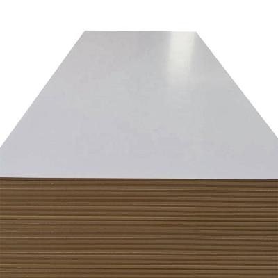 China Modern Wholesale White Double Sides Melamine Furniture Plywood Board 5mm 12mm 18mm Faced MDF Board Melamine Plywood for sale