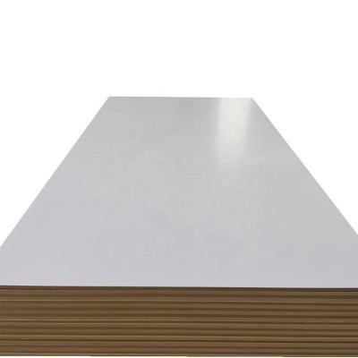 China 25mm Cheapest Melamine Particle Board 3mm 5mm 12mm 18mm Laminated Modern White MDF Board Melamine Board For Furniture Decoration for sale