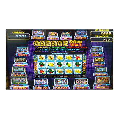 China PVC Garage 15 in 1 Multi Game Jackpot Crazy Monkey Lucky Haunter GDX All Play 15 in 1 for sale