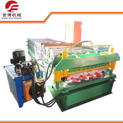 China Easy Operation Double Deck Roll Forming Machine Making 1000 Mm Width Wall Panel for sale