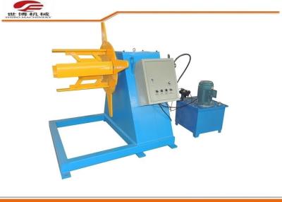 China 5 Tons Hydraulic Discharging / Uncoiler Roll Forming Accessory Machine for sale