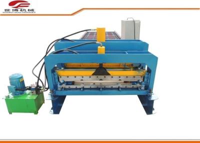 China 1000mm Type Color Steel Metal Glazed Tile Roll Forming Machine for sale