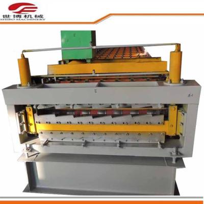 China Double Deck Color Steel Roll Forming Machine For Roof And Wall Plate Making for sale