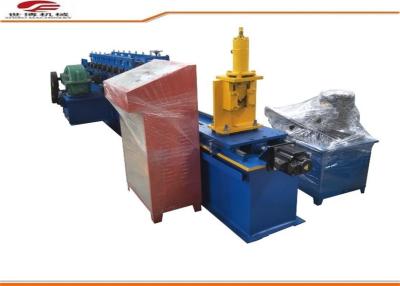 China Light Steel Keel Beam Purlin Roll Forming Machine Blue 7.5kw Power for sale