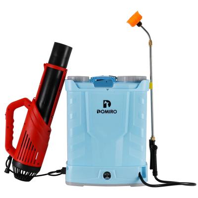 China Agriculture 16 Liter Agriculture Backpack Mist Fan Power Sprayer Machine for sale