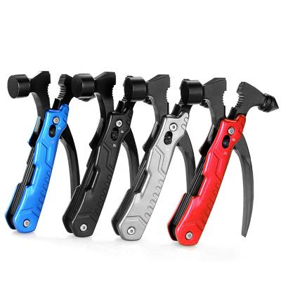 China Hot Selling Amazon Hammer Survival Design Stainless Steel Hammer Multifunctional Classy Hammer Manufacturers Direct Outdoor Camping Tool for sale