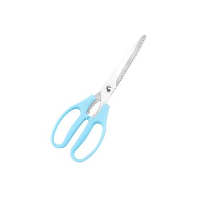 China Convenient Multi Purpose Household Food Fish Chicken Bone Kitchen Scissors (PP) Stainless Steel Barbecue&Paper Strong Scissors for sale