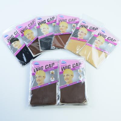 China Canvas + Polypropylene Ready To Ship Stretchy Nylon Wig Caps Wig Caps For Women Lace Front Wigs for sale