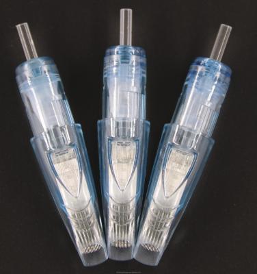 China Excellent Quality Permanent Makeup Permanent Tattoo Needle Premade Transparent Needle WJX Cartridge for sale