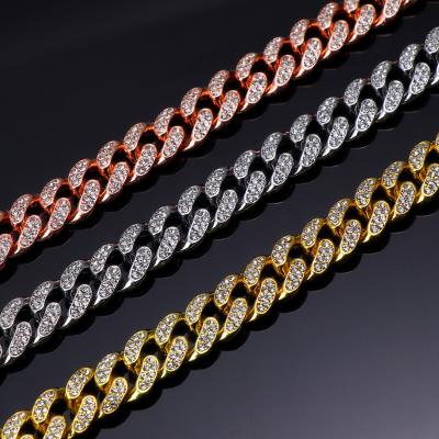 China FASHIONABLE Wholesale Price 18K Gold Plated Micro Inlaid Cubic Zircon Anklet Hip Hop Anklet for sale