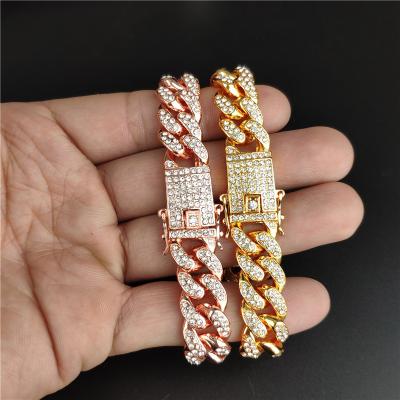 China FASHIONABLE Wholesale Price 18K Gold Plated Cubic Zircon Anklet Bracelet Micro Inlaid Hip Hop Fashion Anklet Chain Foot Jewelry for sale