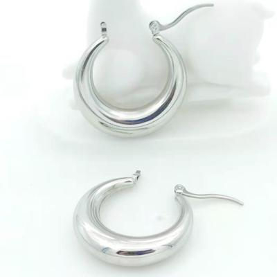 China Wholesale TRENDY good quality 18k gold plated stainless steel fashion earrings stainless for women for sale