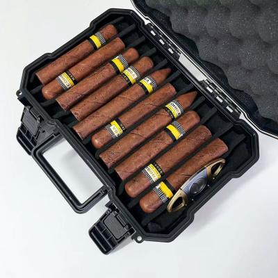 China Custom Logo Cigar Travel Case Humidor 50 Cigar Count Wholesale Storage Moistureproof/Dustproof/Waterproof Case Case for sale