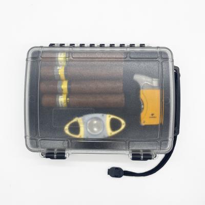 China Wholesale ABS Cigar Case Travel Humidor Humidor Cigar Case Hard Plastic Portable Waterproof Box Moistureproof/Dustproof/Waterproof for sale