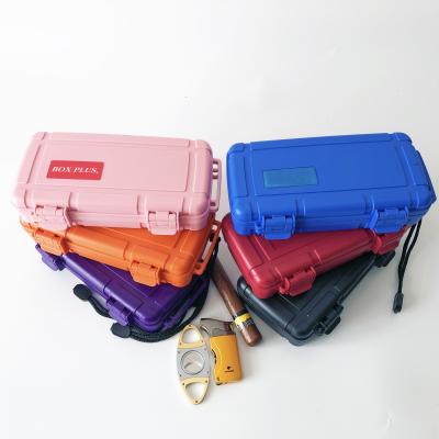 China Wholesale Portable Waterproof Cigar Case Moistureproof/Dustproof/Waterproof Cigar Case Travel Humidor Cigar Case for sale