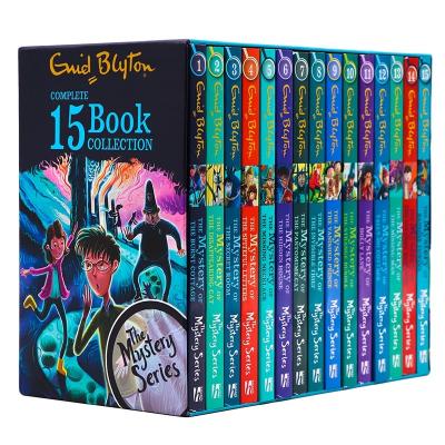 China paper & Cardboard 15 Books / Set Mystery Series Picture Books Early Childhood English Words Learning Gift For Children for sale