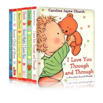 China Children Education Love Good Night Stories Picture Book 6 Volumes of Counseling Book English Children's Picture Book for sale