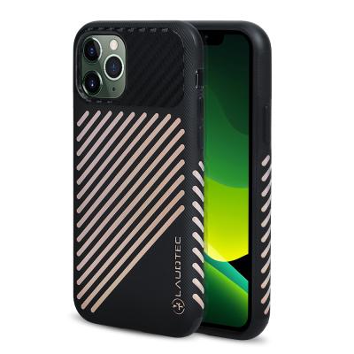 China 2020 Cool Protector Cover Laudtec Phone Case For iPhone 11 Combo Carbon Fiber Leather Accessories Phone Case for sale