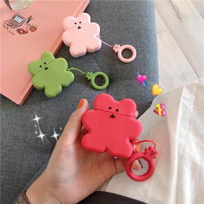 China For Cute Soft Silicone Earphone Anti-scratch 3D Cartoon Rechargeable Earphone Cases Cover Protector For Airpods for sale