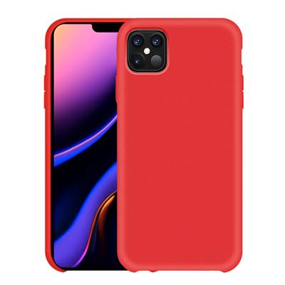 China 2020 Original High Quality Liquid Silicone Liquid Silicone Cases For iPhone 12 Pro Max Soft Touch Anti-Scratch Back Cover Cases for sale