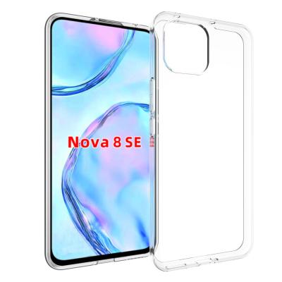 China Ultra Thin Clear TPU Cell Phone Case Laudtec TPU For Huawei nova 8 SE for sale