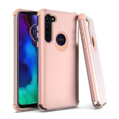 China PC & TPU Full Body Rugged Protective Cases For Motorola Moto G9 Plus , Hard TPU PC Phone Cases for sale