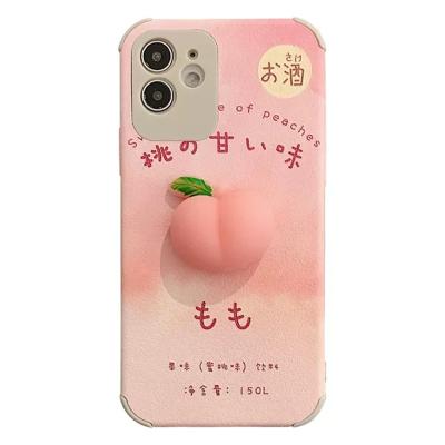 China Shockproof ; Cute Anti Scratch Pink Peach Mobile Phone Case For Huawei P30 For P30 pro for sale